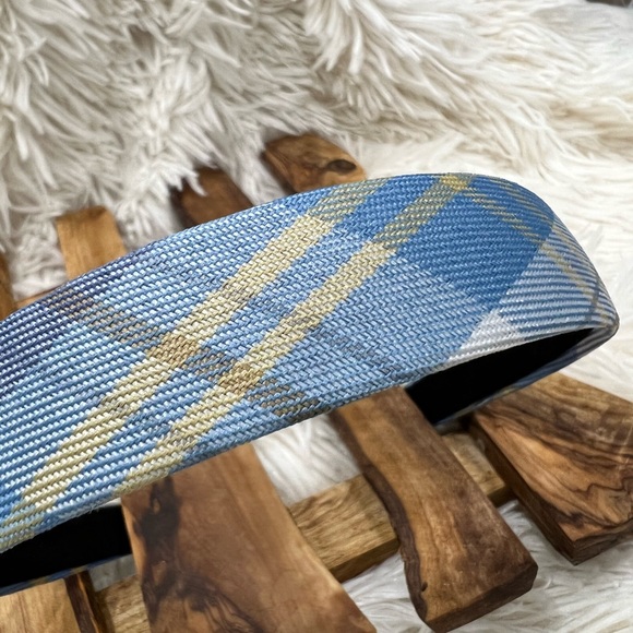 Plaid headbands blue 1inch. Set of four ( the ones you see in picture) - Picture 4 of 4